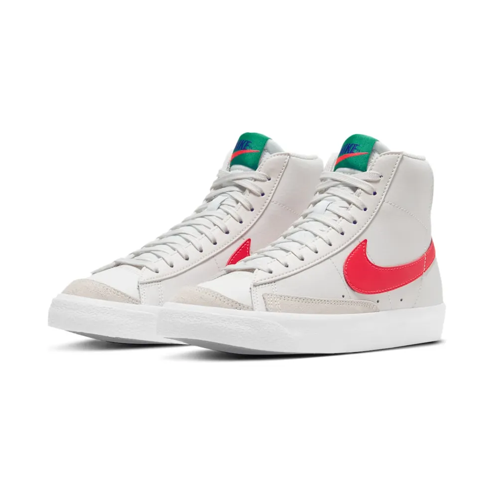 Nike Blazer Mid 77 Platinum Tint Bright Crimson (GS) (DA4086-004)