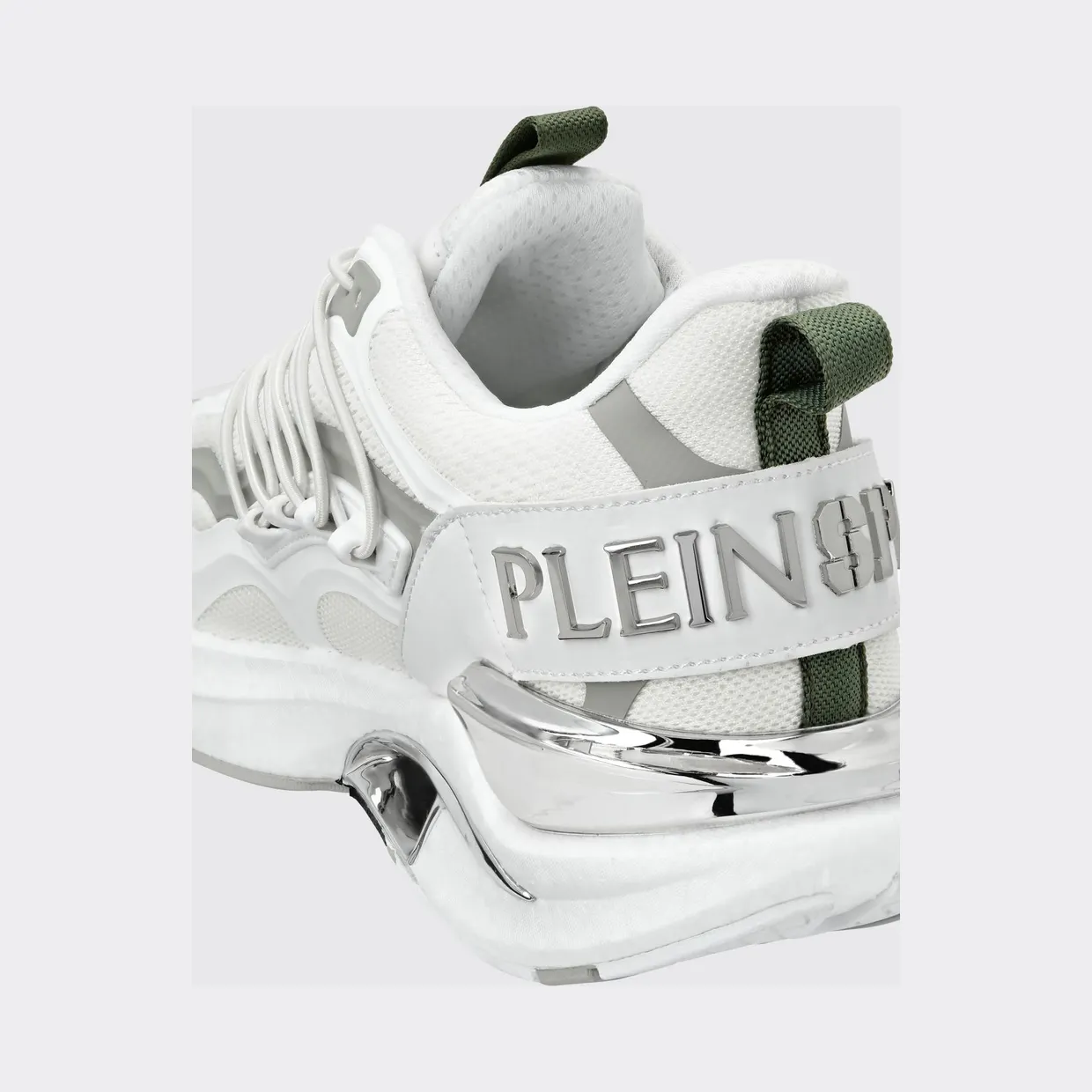 Plein Sport Air Pressure Gen. X.04 Low-Top Sneakers in Mesh with Chunky Sole White (SAESUSC0736STE003N0105) (2)