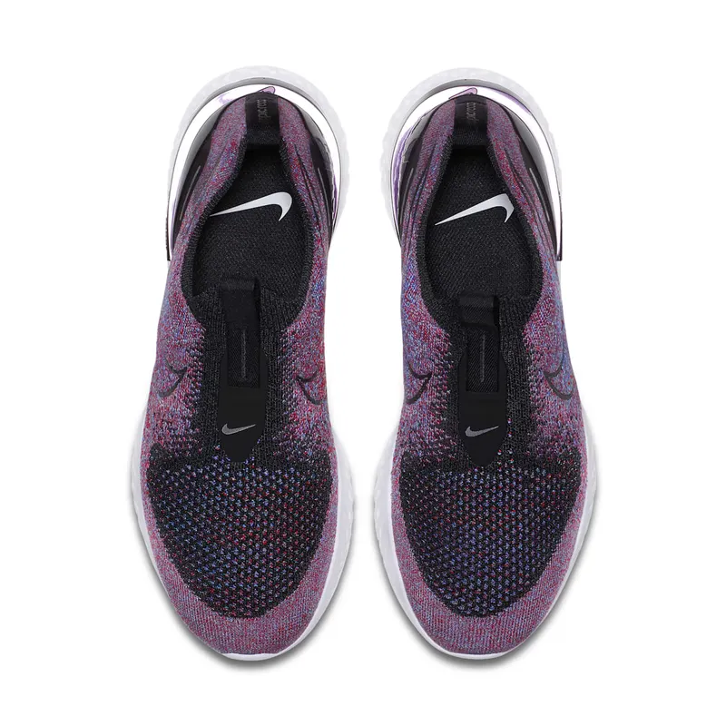 Nike Epic Phantom React Flyknit Black University Red Hyper Jade (W) Black/Black-University Red-Hyper Jade-Sapphire (BV0415-002)