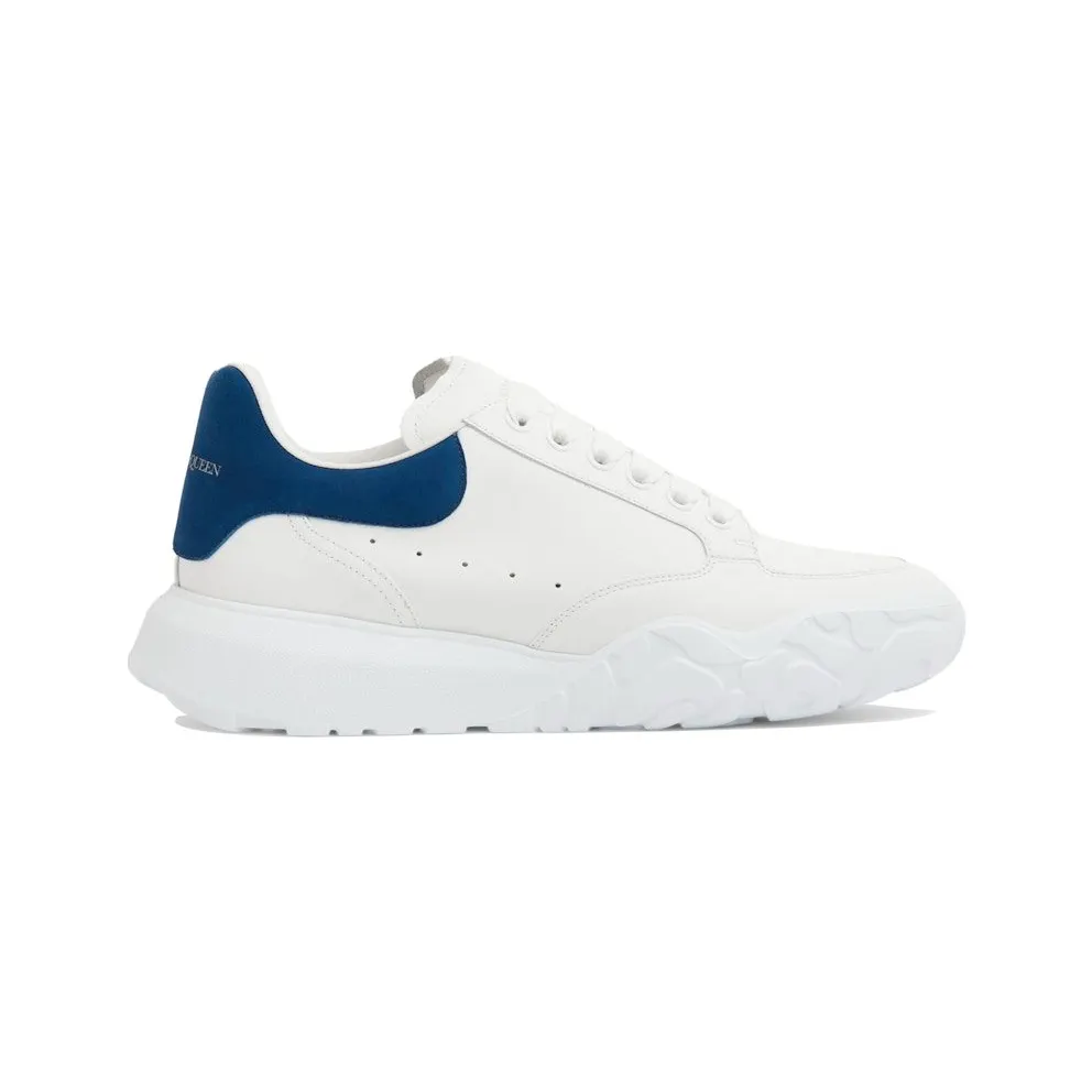 Alexander McQueen Oversized Court White Blue (634619WIA9A9086)