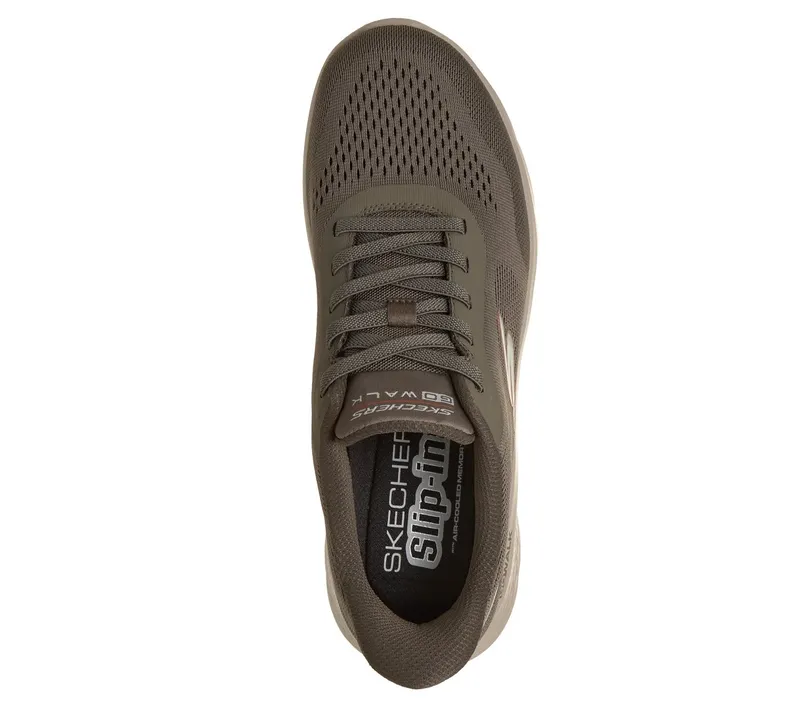 Skechers Slip-ins: GO WALK Flex – Master Sneaker Donker Taupe