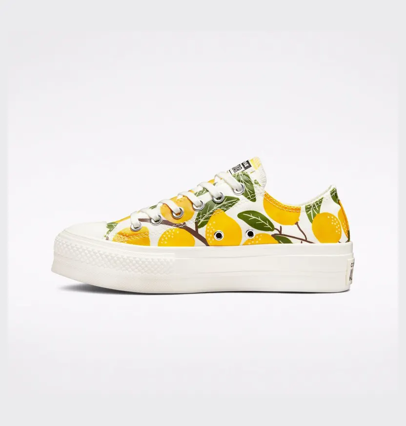 Converse Chuck Taylor All Star Lift Platform Lemons Egret/amarillo/treeline (A03176C)