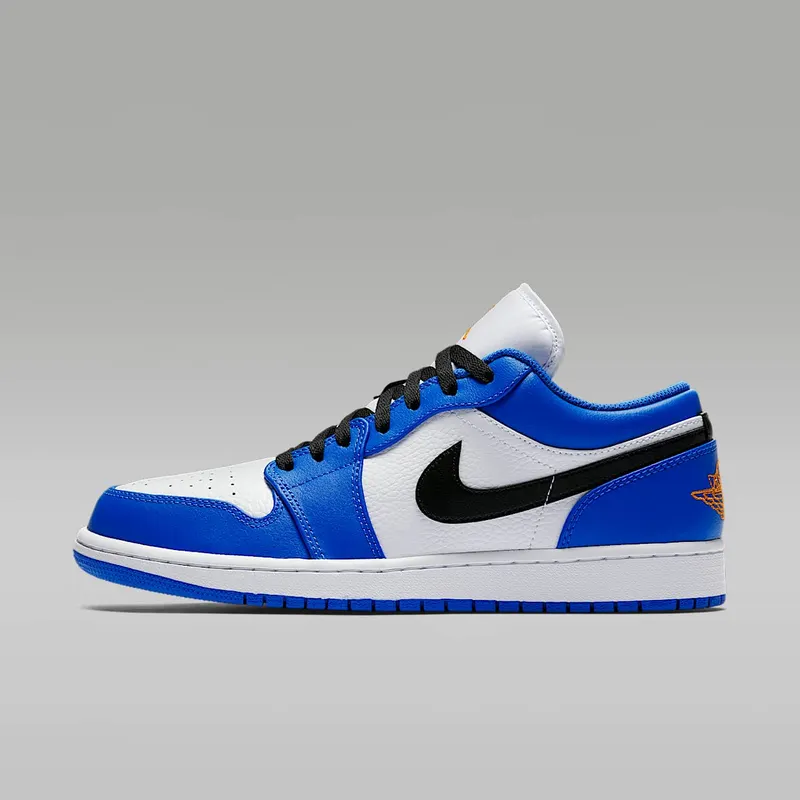 Air Jordan 1 Low Hyper Royal Orange Peel (553558-401)