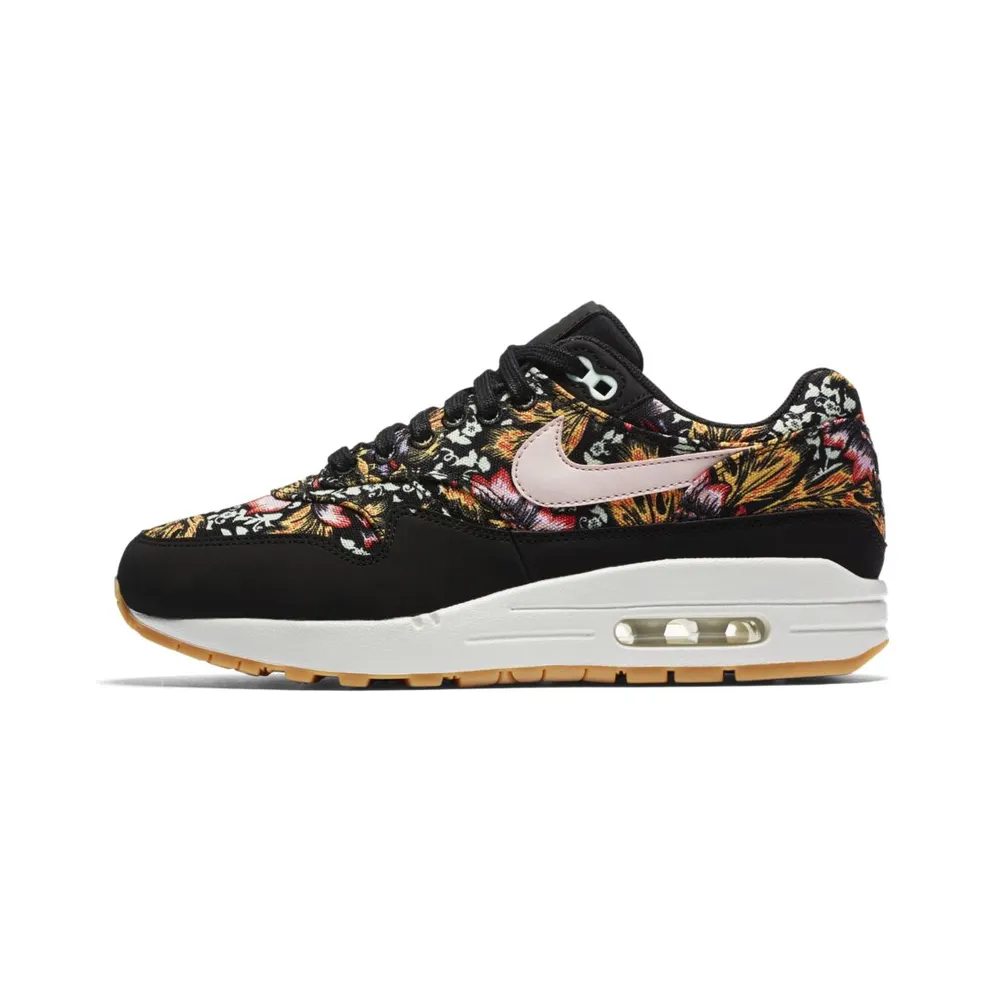 Nike Air Max 1 Spring Mix (W) Black/Silt Red-Summit White-Gum Yellow (633737-003)