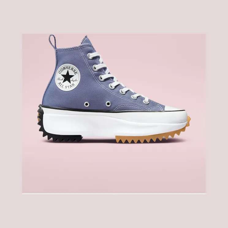 Converse Run Star Hike Platform Seizoenskleur Slate Lilac/zwart/wit (A03702C)