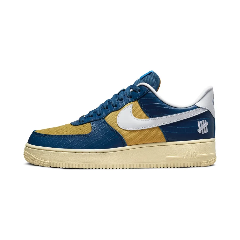 Nike Air Force 1 Low Undefeated Dunk Vs. AF1 Croc Blue Yellow (DM8462-400)