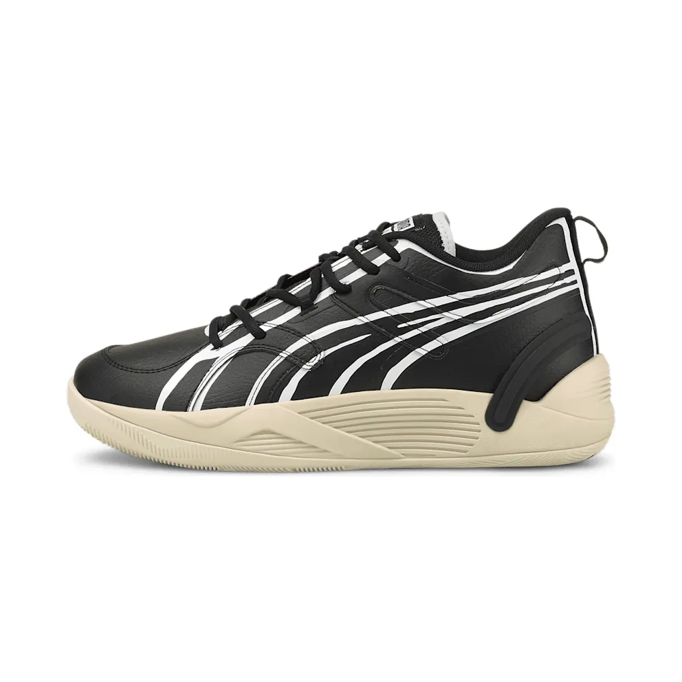 Puma x Joshua Vides TRC Blaze Court Basketball Shoes White/Black (377134-01)