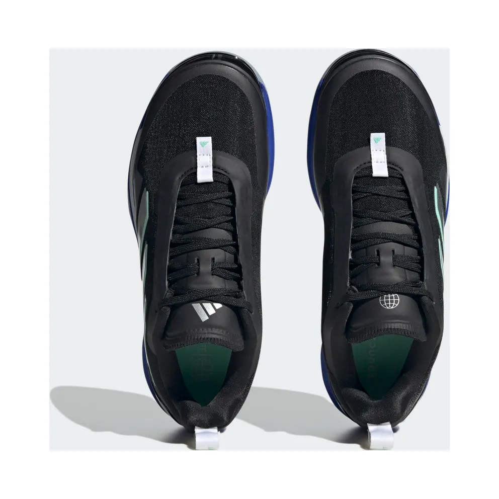 adidas AVACOURT Shoes Core Black / Silver Metallic / Lucid Blue (HQ8402)