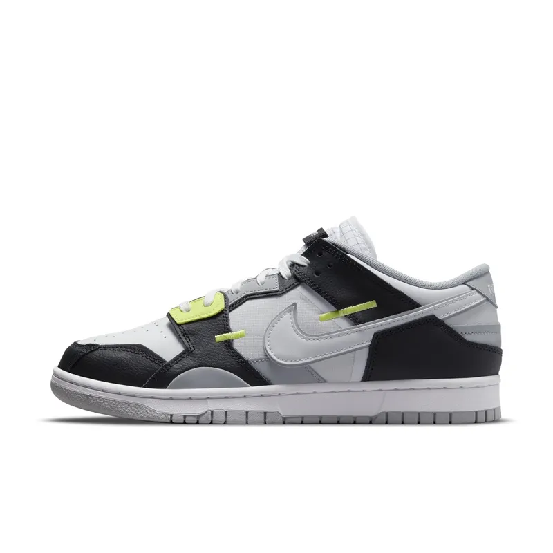 Nike Dunk Low Scrap Grey Wolf Light Lemon Twist (DC9723-001)