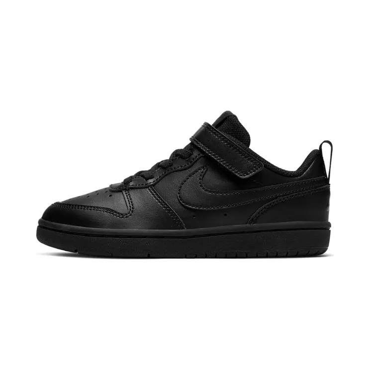 Nike Court Borough Low 2 PS Triple “Black” (BQ5451-001)