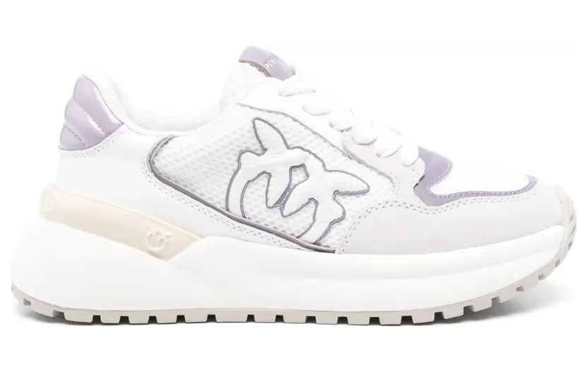 PINKO Sneakers met Love Birds-patroon – Wit (SS0055P074)