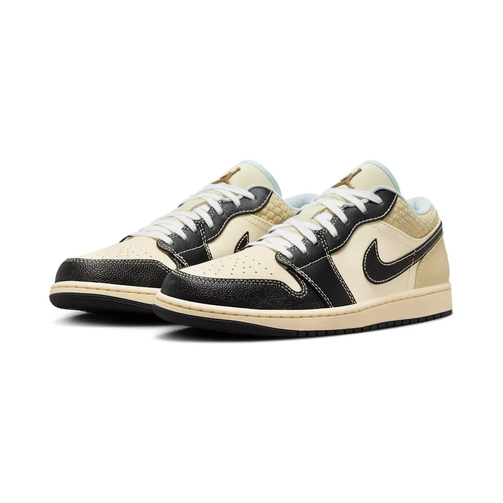 Jordan 1 Low SE Coconut Milk Black Muslin (HQ3437-101)