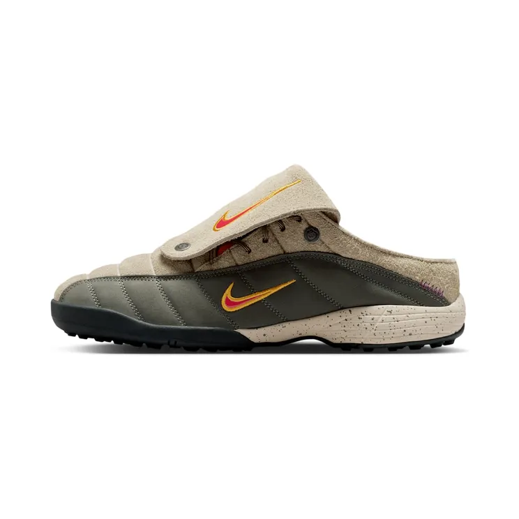Nike Total 90 Mule Kids of Immigrants “Khaki / Fusion Red / Orange Horizon / University Gold” (IH4422-200)