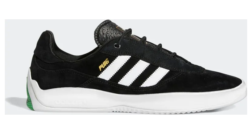 adidas Puig Schuh Core Black / Cloud White / Vivid Green (FY7772)