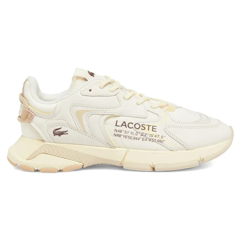 Lacoste L003 Neo 125 3 SMA Off White Light Brown (7-49SMA00052R2)