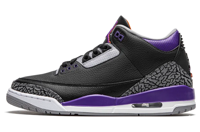 Air Jordan 3 Retro Black Court Purple (CT8532-050)