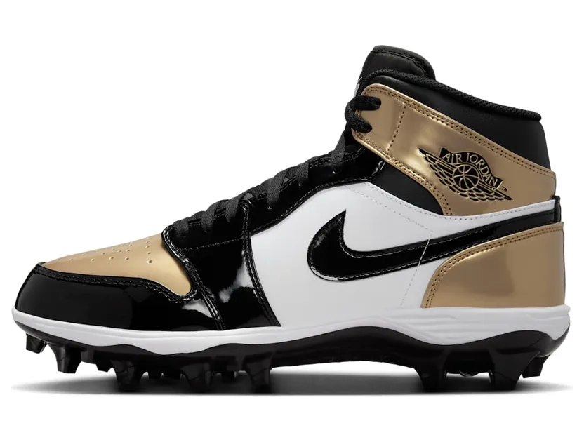 Jordan 1 Mid TD Cleat Gold Toe (FJ6805-701)