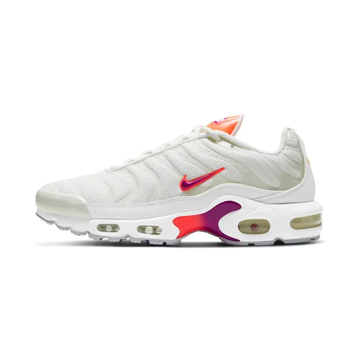 Nike Air Max Plus “Summit White / White / Bright Mango / Red Plum” (DH3858-100)