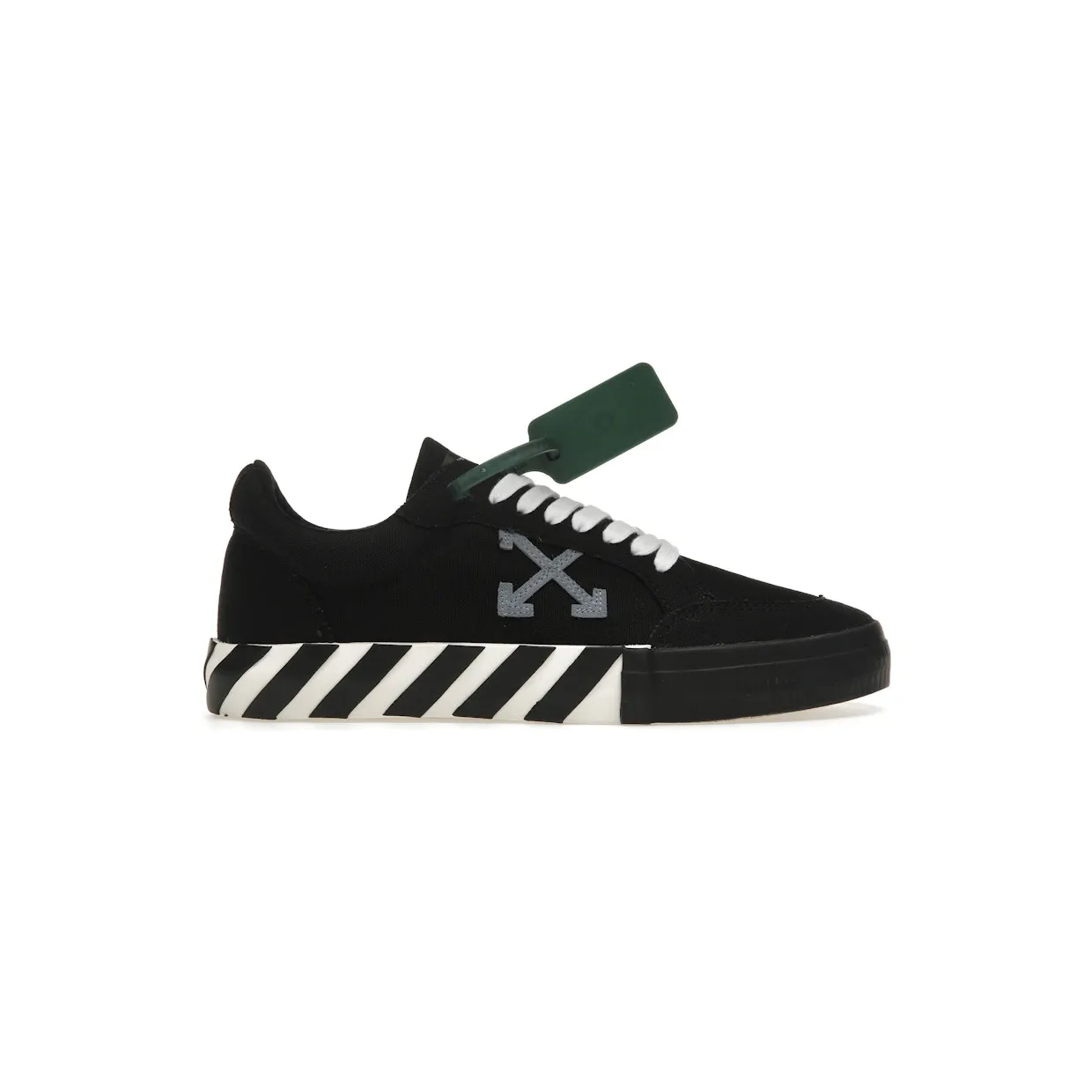 OFF-WHITE Vulc Low Canvas White Black Blue (FW22) (OMIA085F22FAB0011045)