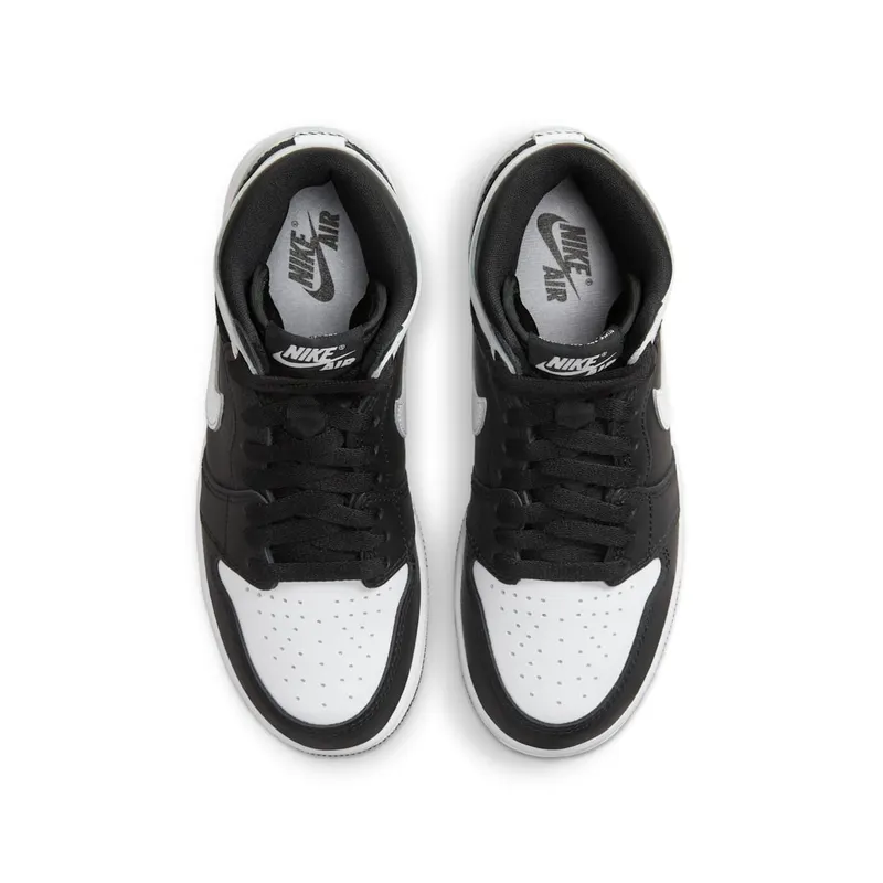 Air Jordan 1 Retro High OG GS “BLACK/WHITE/WHITE” (FD1437-010)