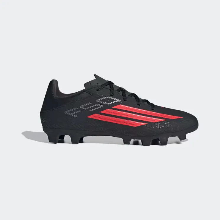 adidas F50 Club Firm Ground / Multi Ground Football Boots “Core Black / Lucid Red / Core Black” (JR9055)
