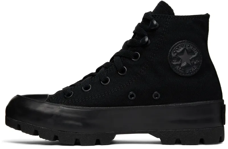 Converse Black Chuck Taylor All Star Lugged High (569891C)