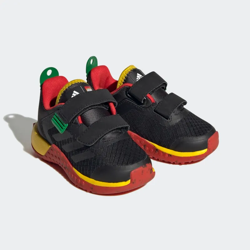 Adidas adidas Sport DNA x LEGO® Lifestyle Two-Strap Hook-and-Loop Core Black / Core Black / Red (HQ1309)