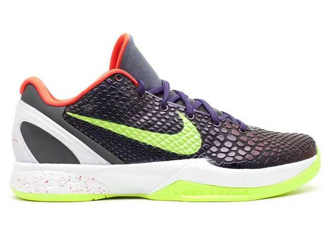 Nike Zoom Kobe 6 Supreme Chaos Ink/Volt-Dark Grey-White (446442-500)