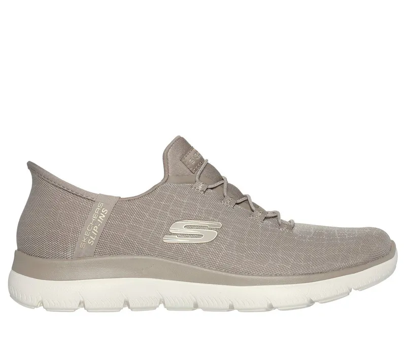 Skechers Slip-ins: Summits – Classy Night Sneaker Taupe/Gold