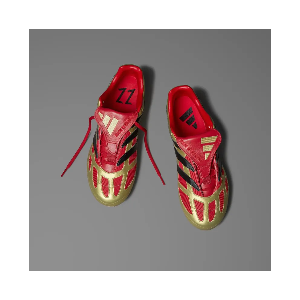 adidas Predator Precision FG Zinedine Zidane Gold Metallic Made in Germany (IH0944)