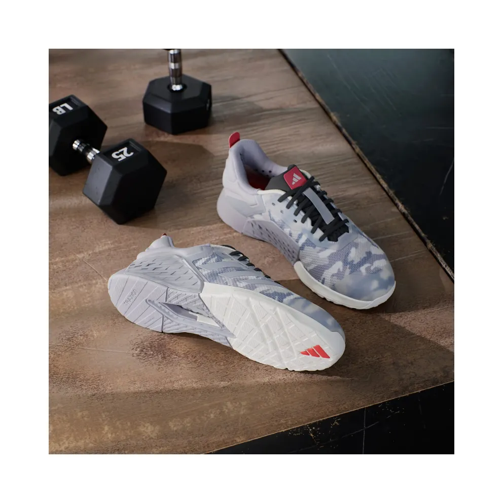 Adidas Dropset 3 GFX Grey / Chalk White / Bright Red (ID8659)