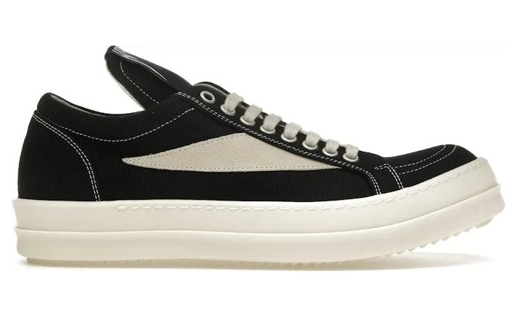 Rick Owens Hollywood DRKSHDW Vintage Low Black Milk (DS01E3803 DOLVH1 911)