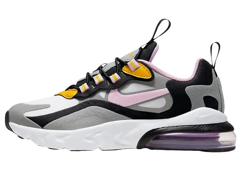 Nike Air Max 270 Rt PS “PARTICLE GREY/LT ARCTIC PINK” (BQ0102-017)