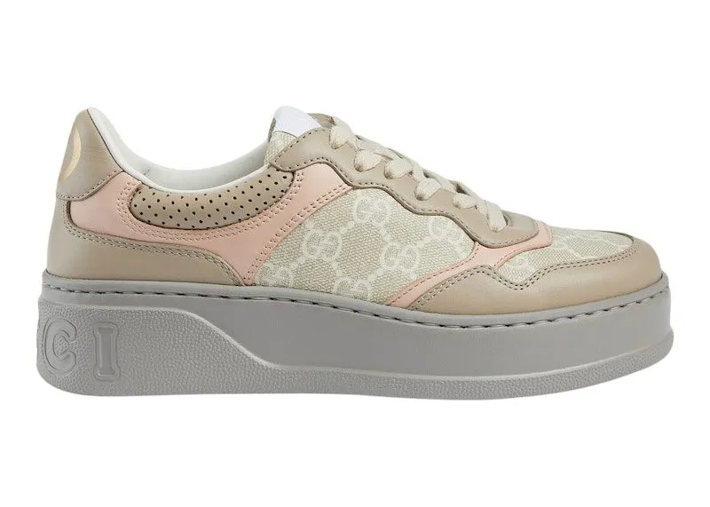 Gucci GG Sneaker Oatmeal Light Pink GG Supreme (‎700775 UPG90 9595)
