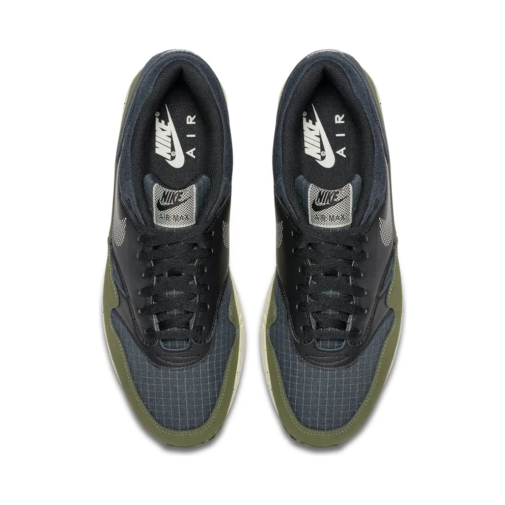 Nike Air Max 1 SE “Medium Olive / Black / Anthracite / Light Cream” (AO1021-200)