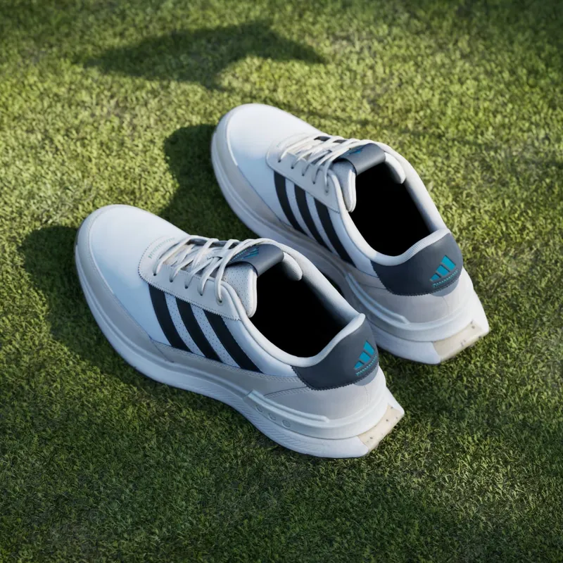 adidas S2G 24 Leather Spikeless Golf Cloud White Carbon Chalk White (JI4171)