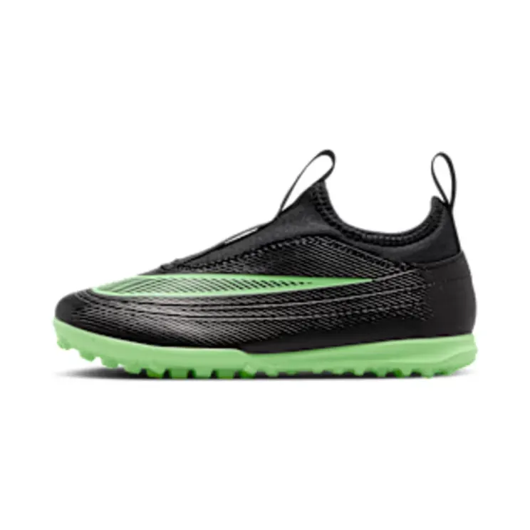 Nike Jr Mercurial Vapor 17 Club ‘ Turf Low-Top “Black / Illusion Green” (IO1483-001)