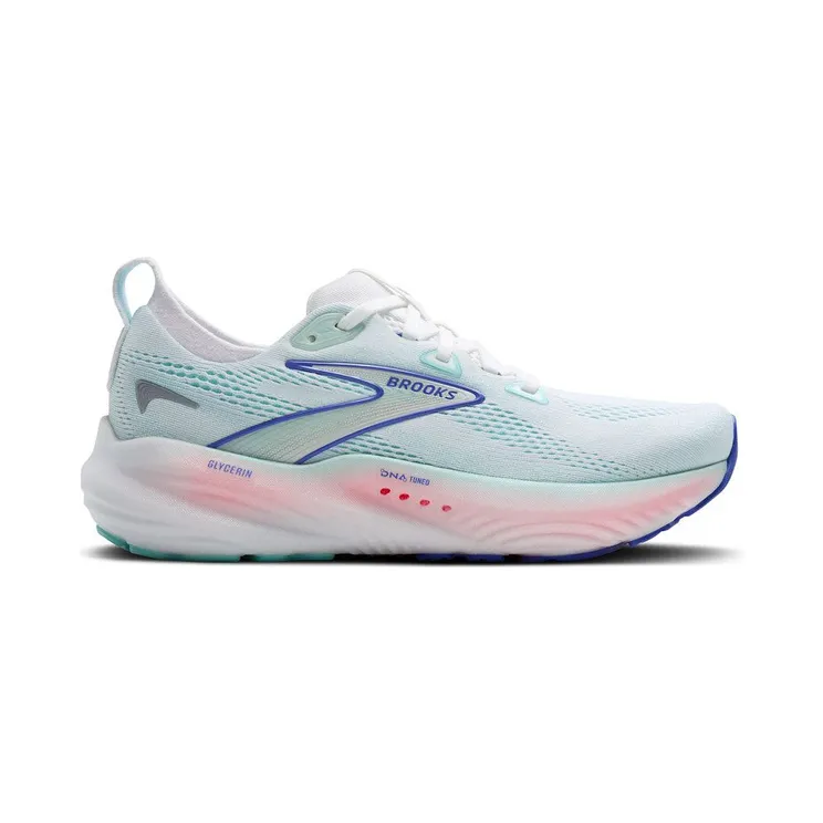 Brooks Glycerin 22 White Limpet Shell Amparo Blue (120434-1B-110)