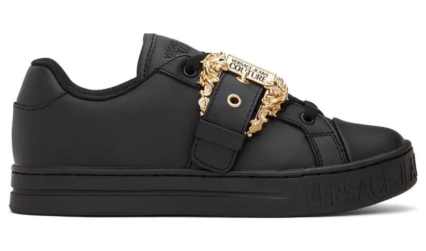 Versace Jeans Couture White Court Low-Top Sneakers (E72VA3SK9EZP008)