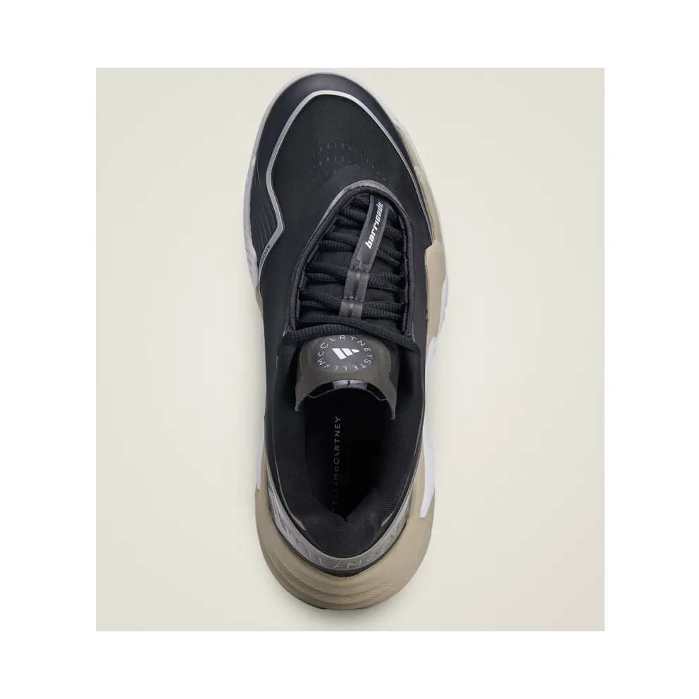 adidas Barricade by Stella McCartney Black Silver Almond Milk (JR3287)