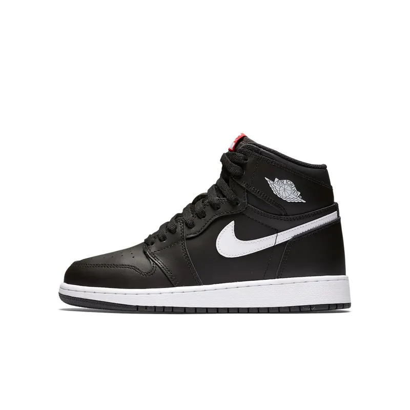 Jordan 1 Retro Yin Yang Black (GS) Black/Black-University Red-White (575441-011)