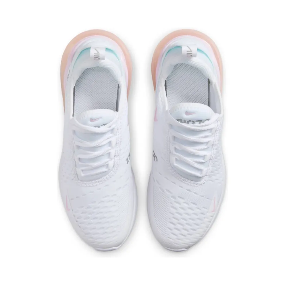 Nike Air Max 270 White Light Smoke Grey Pink Foam (943345-122)