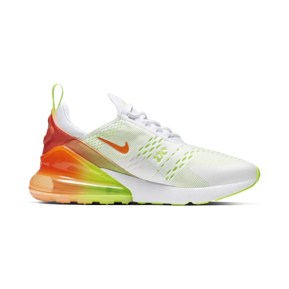 Nike Air Max 270 White Gradient White/Lime-Orange (CN7077-181)