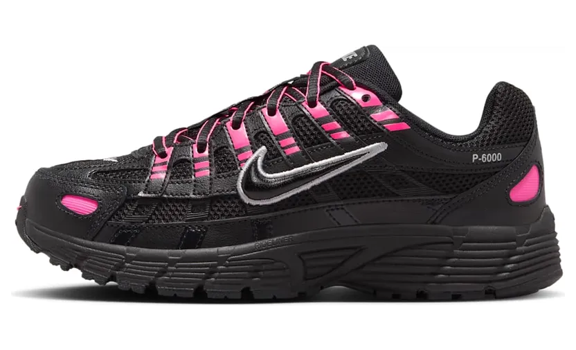 Nike P- 6000 GS “Pink Blast Metallic Silver Black” (HV5064-600)