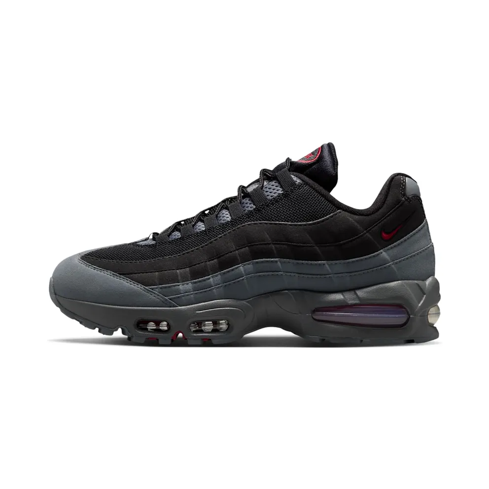 Nike Air Max 95 – “Black / Smoke Grey / Dark Smoke Grey / Tough Red” (HM4740-015)