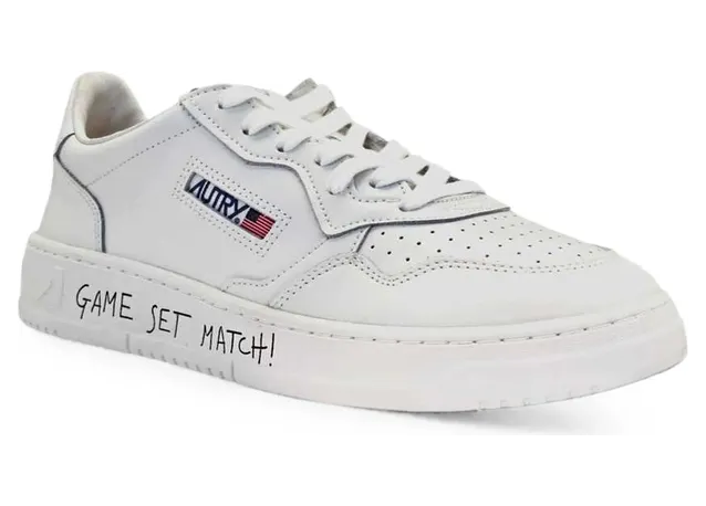 Autry Match Slogan-print “White” (AULW ML08) (3)