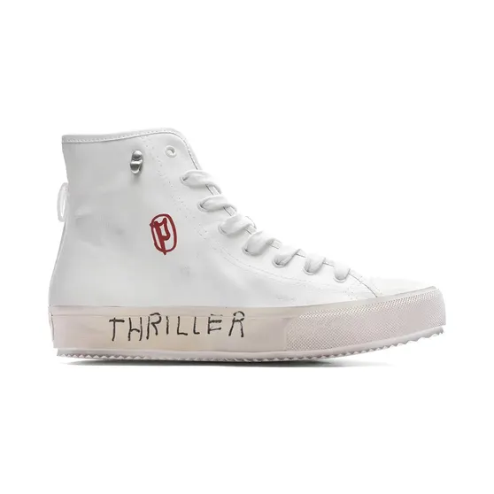 Paly High-Top-Sneakers mit Schnürung “White” (PALY001SNEAKERWHITE)