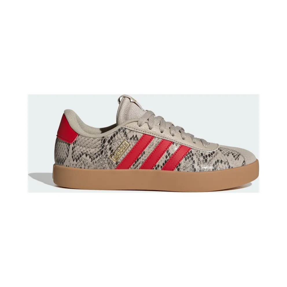 adidas VL Court 3.0 Wonder Beige Better Scarlet Snakeskin (JR8670)