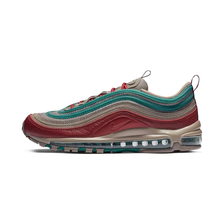 Nike Air Max 97 Light Taupe Geode Teal Team Red