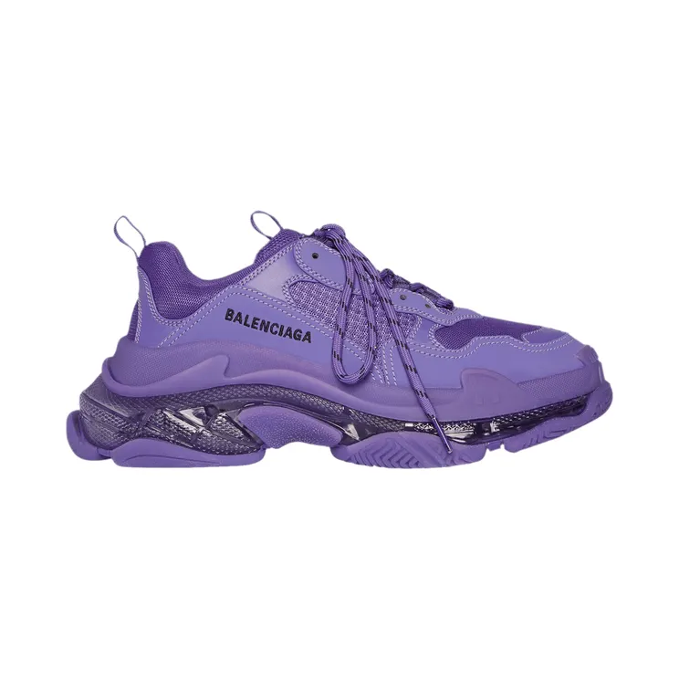 Balenciaga Triple S Clear Sole Deep Purple (W) (544351W2GA16910)
